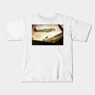 Supermarine Seafire Sunset Kids T-Shirt